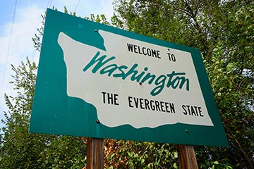 State of Washington sign